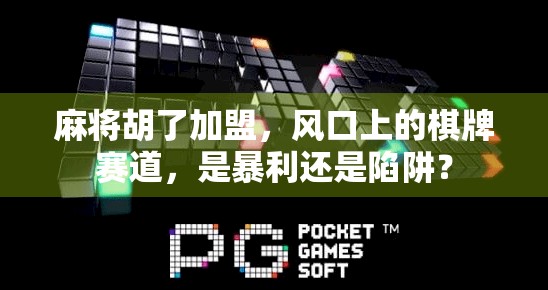 麻将胡了加盟，风口上的棋牌赛道，是暴利还是陷阱？