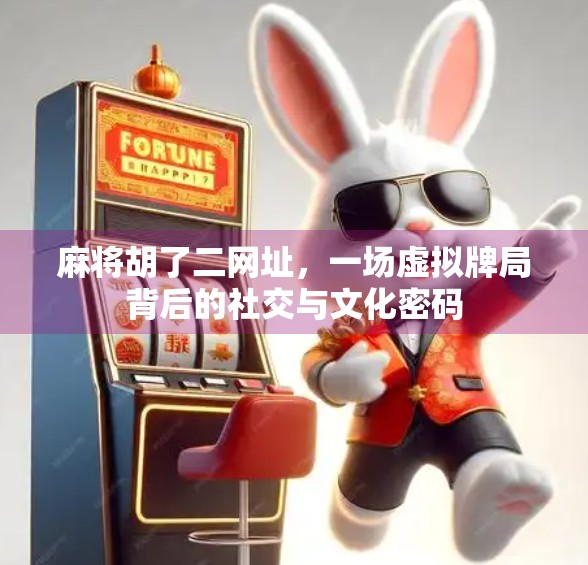 麻将胡了二网址，一场虚拟牌局背后的社交与文化密码