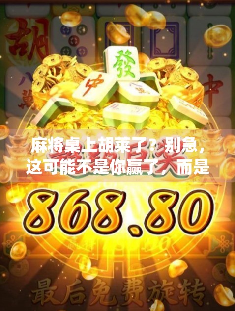 麻将桌上胡莱了？别急，这可能不是你赢了，而是系统出bug了！