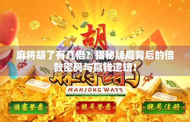 麻将胡了有几倍？揭秘牌局背后的倍数密码与赢钱逻辑！