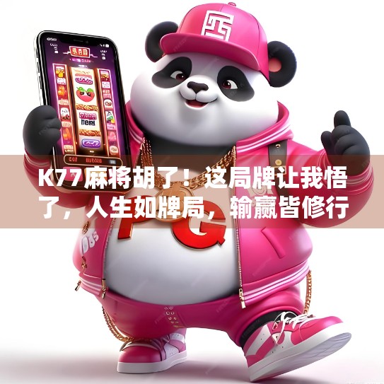 K77麻将胡了！这局牌让我悟了，人生如牌局，输赢皆修行