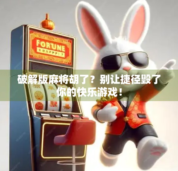 破解版麻将胡了?别让捷径毁了你的快乐游戏! 破解版麻将胡了?别让捷径毁了你的快乐游戏!