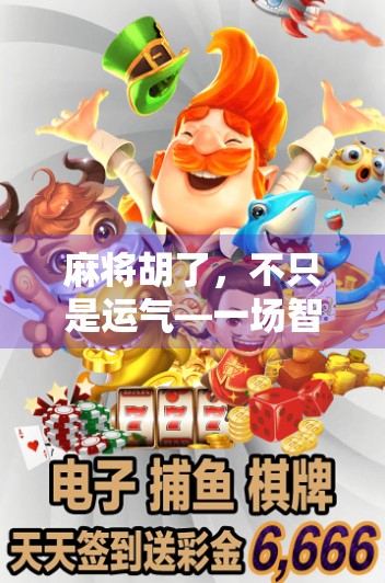 麻将胡了，不只是运气—一场智力博弈中的心理战与策略艺术