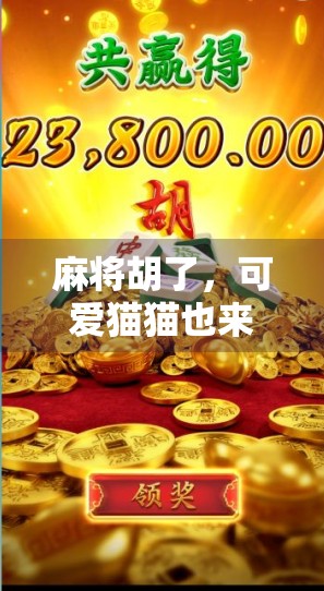 麻将胡了，可爱猫猫也来凑热闹！一场人与宠物的牌局奇遇记