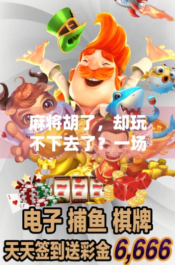 麻将胡了，却玩不下去了？一场关于赢与输的人生反思