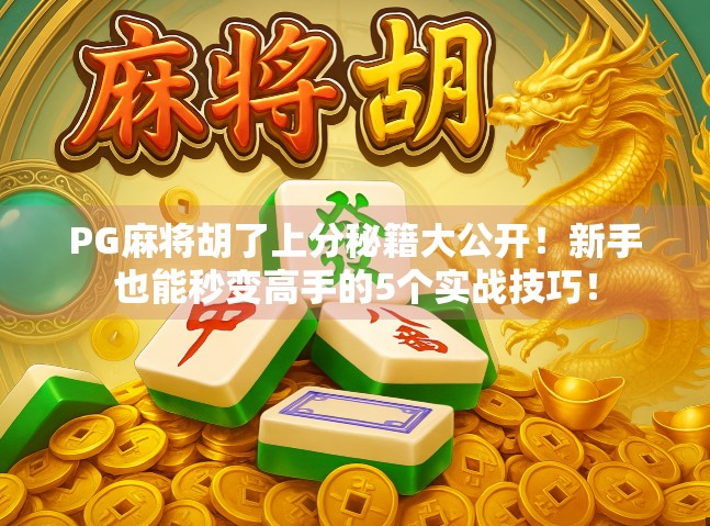 PG麻将胡了上分秘籍大公开！新手也能秒变高手的5个实战技巧！